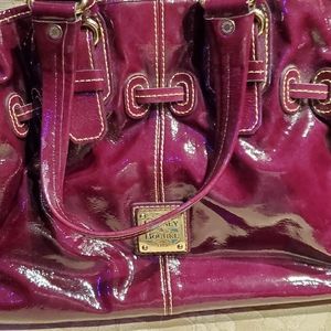 Small cranberry purse